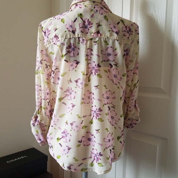 NWT! Passport Floral Blouse with cami Small - Picture 5 of 8
